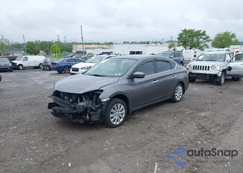 2015 Nissan Sentra S z USA, uszkodzony, nr VIN 3N1AB7AP3FY373702